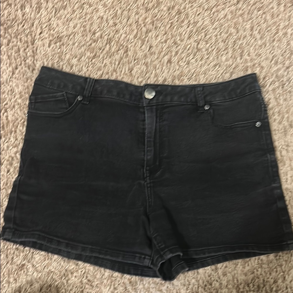 Women's Black Denim Shorts size 31
